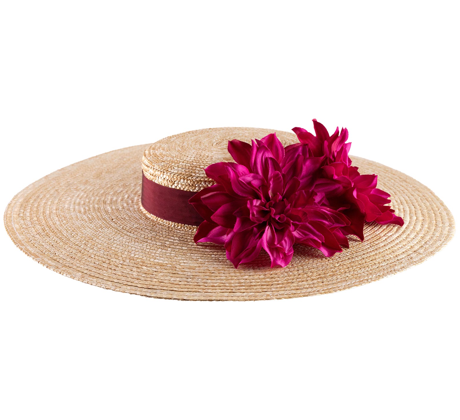 chapeau femme large